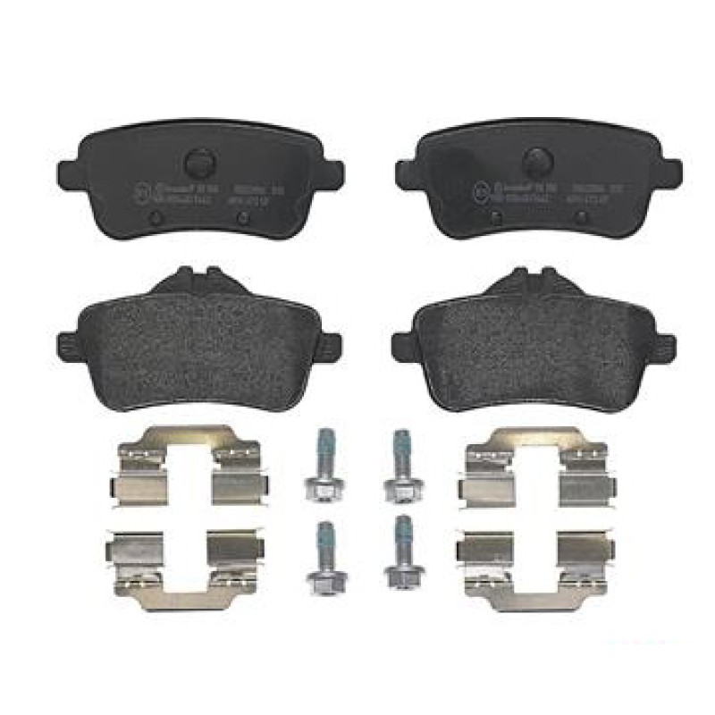 Remblokkenset Achteras Brembo premium