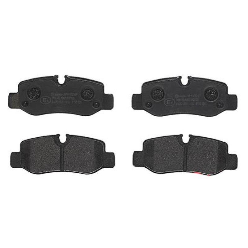 Remblokkenset Achteras Brembo premium