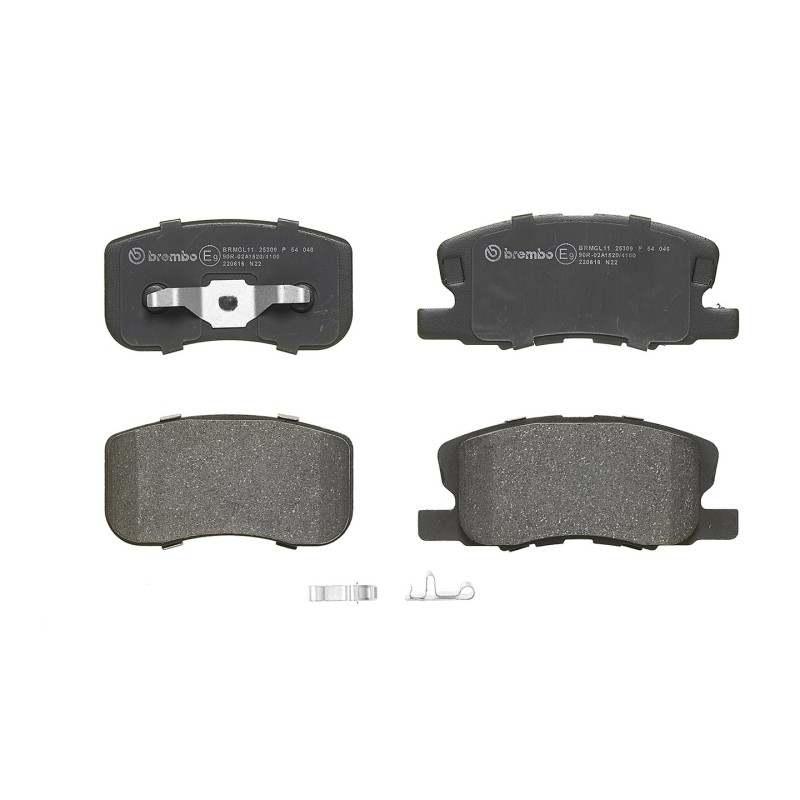 Remblokkenset Vooras Brembo premium