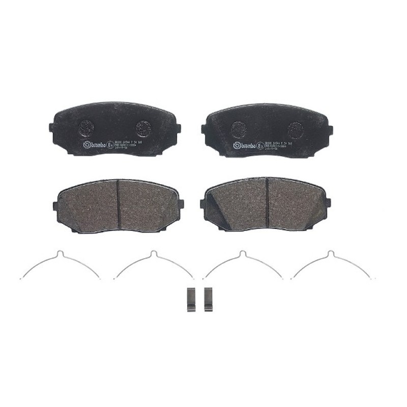 Remblokkenset Vooras Brembo premium