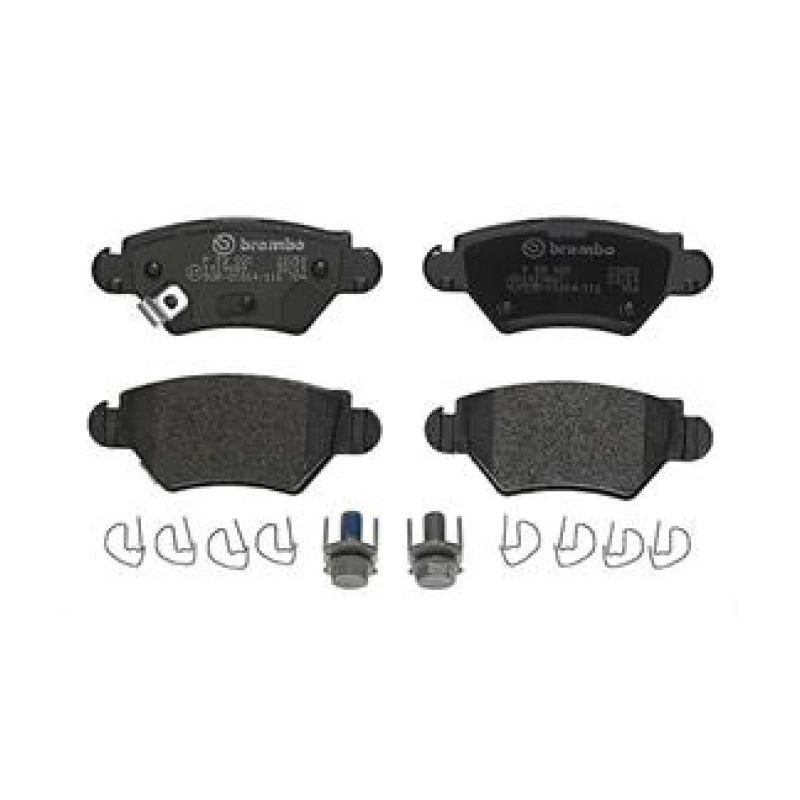 Remblokkenset Achteras Brembo premium