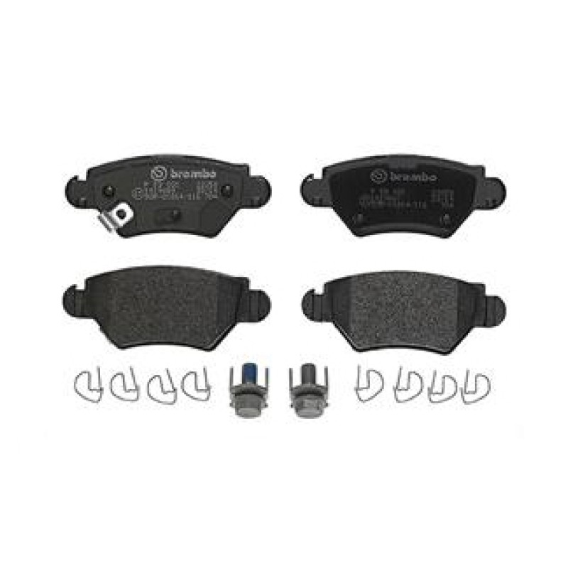 Remblokkenset Achteras Brembo premium