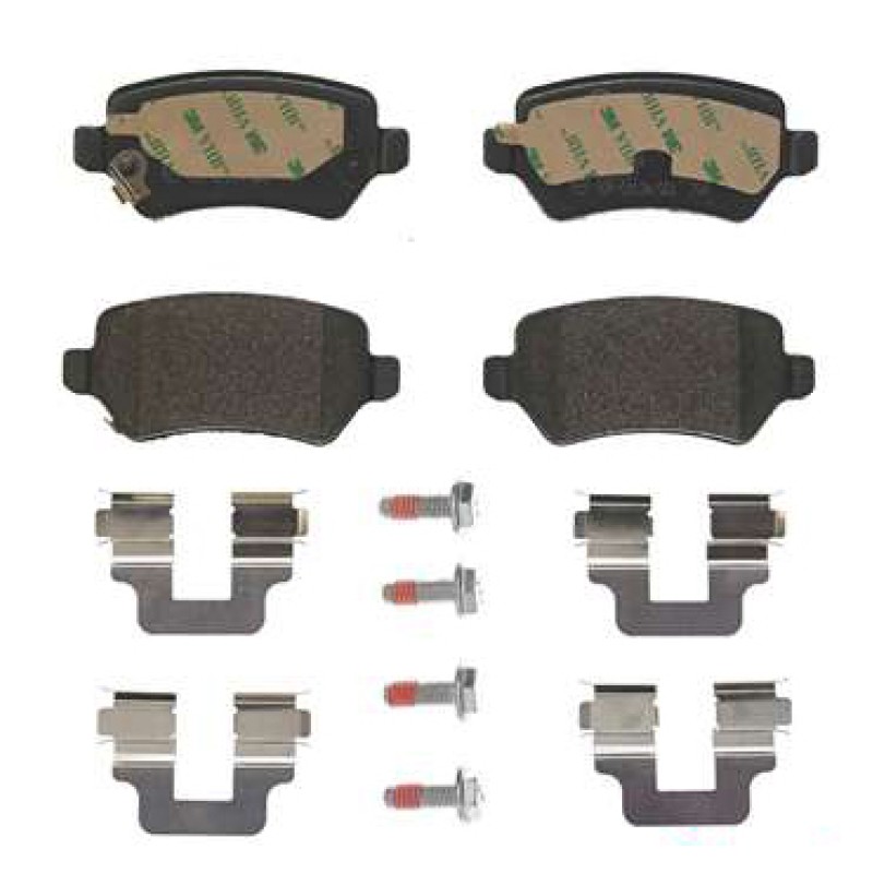 Remblokkenset Achteras Brembo premium