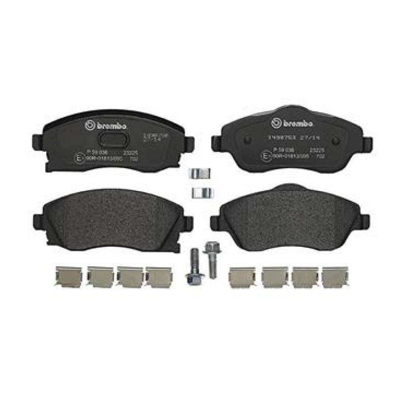 Remblokkenset Vooras Brembo premium