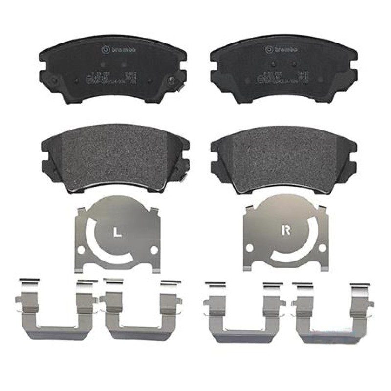 Remblokkenset Vooras Brembo premium