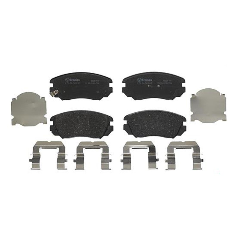 Remblokkenset Vooras Brembo premium