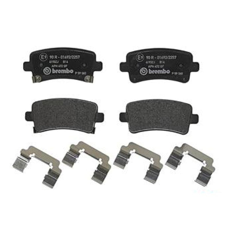 Remblokkenset Achteras Brembo premium