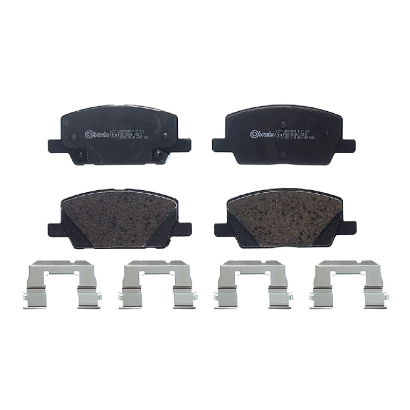 Remblokkenset Vooras Brembo premium