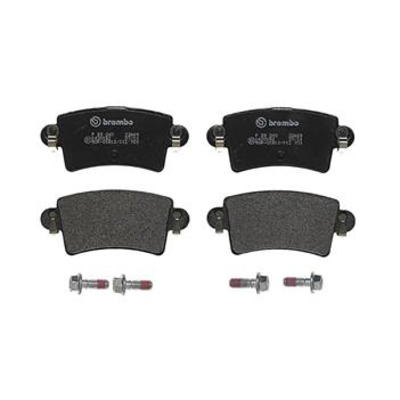 Remblokkenset Achteras Brembo premium