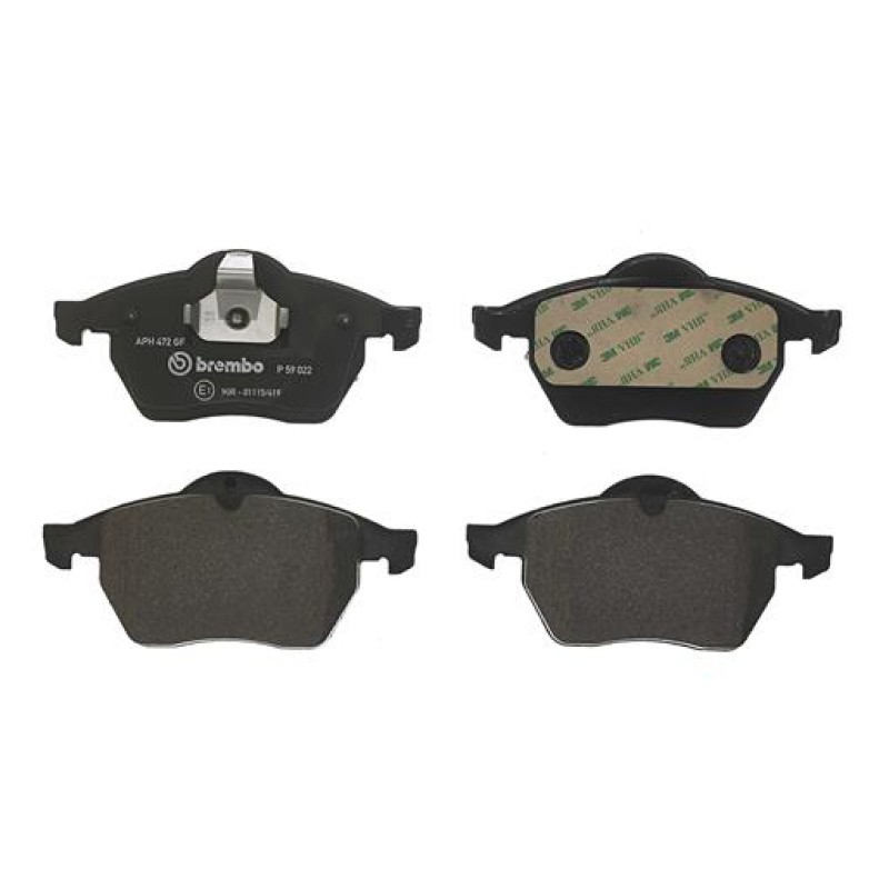 Remblokkenset Vooras Brembo premium