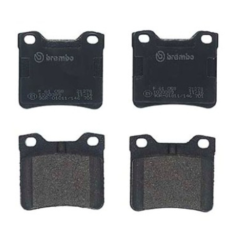 Remblokkenset Achteras Brembo premium