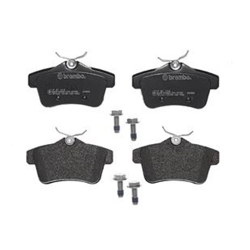 Remblokkenset Achteras Brembo premium