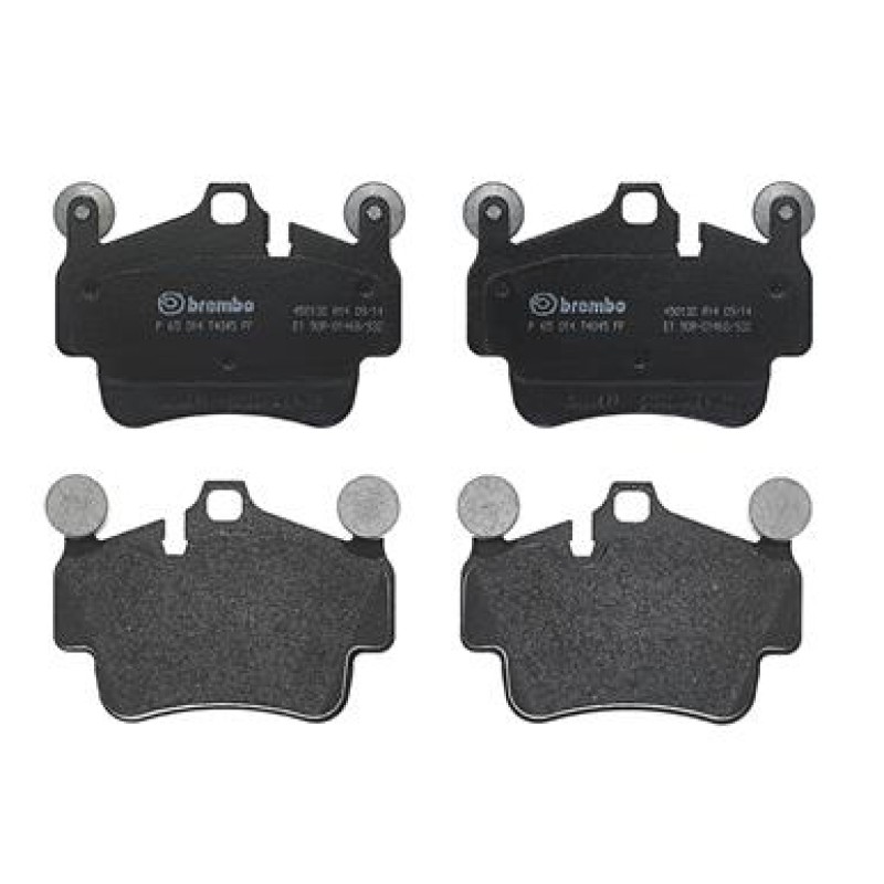 Remblokkenset Achteras Brembo premium