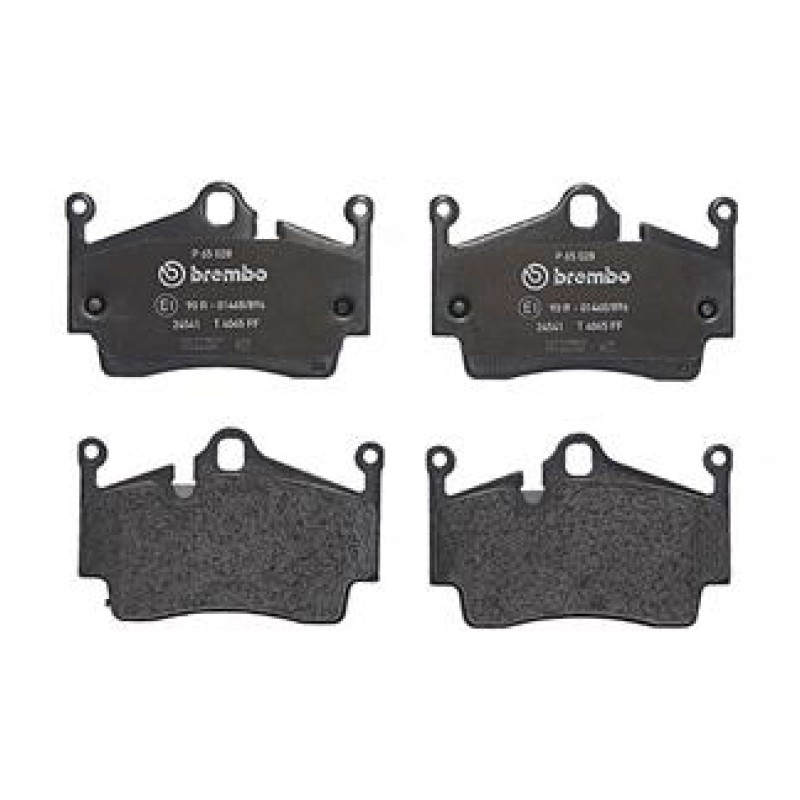 Remblokkenset Achteras Brembo premium
