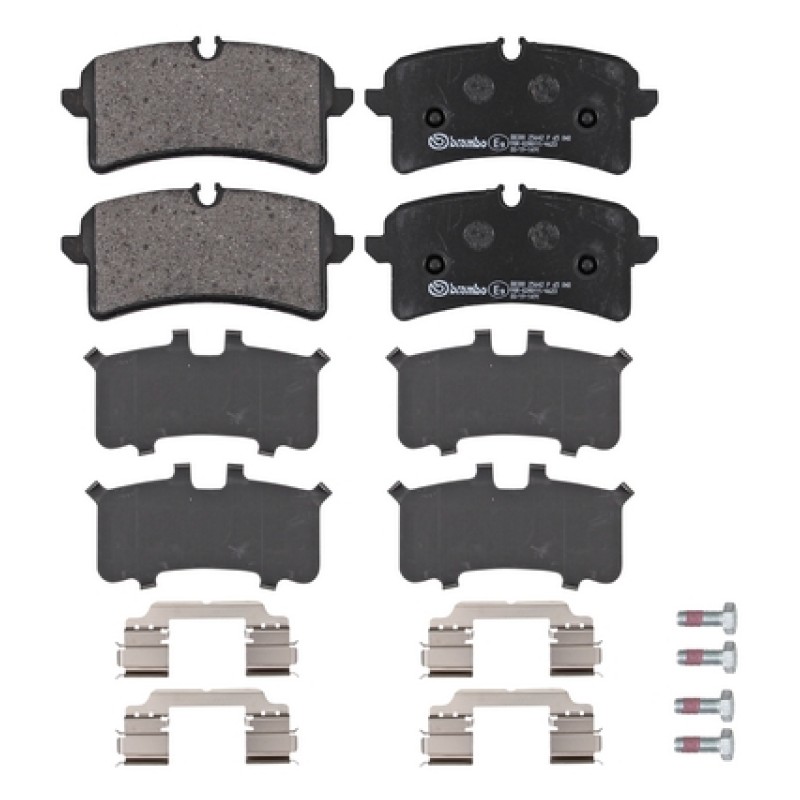 Remblokkenset Achteras Brembo premium