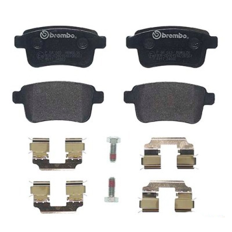 Remblokkenset Achteras Brembo premium