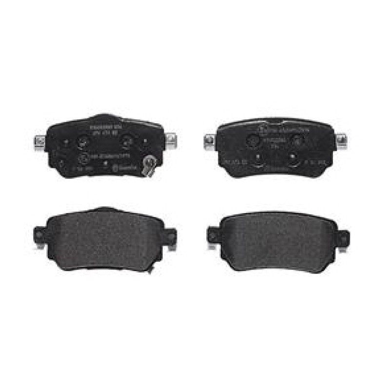Remblokkenset Achteras Brembo premium