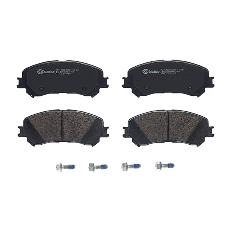 Remblokkenset Vooras Brembo premium