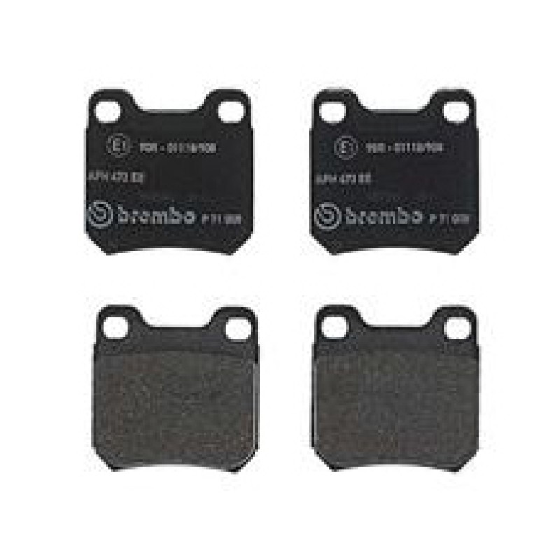 Remblokkenset Achteras Brembo premium