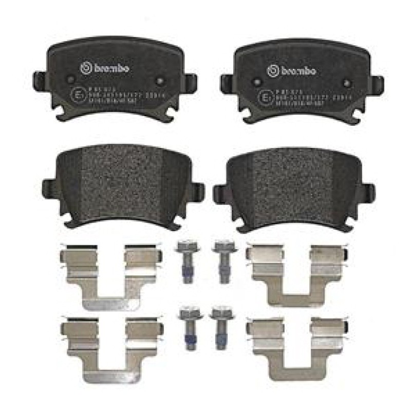 Remblokkenset Achteras Brembo premium