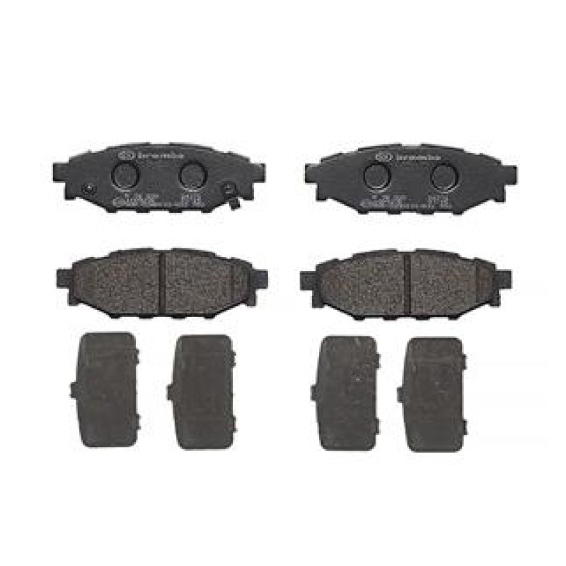 Remblokkenset Achteras Brembo premium