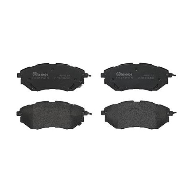 Remblokkenset Vooras Brembo premium