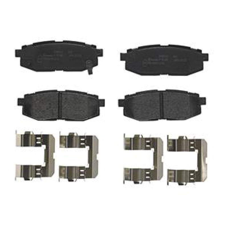 Remblokkenset Achteras Brembo premium