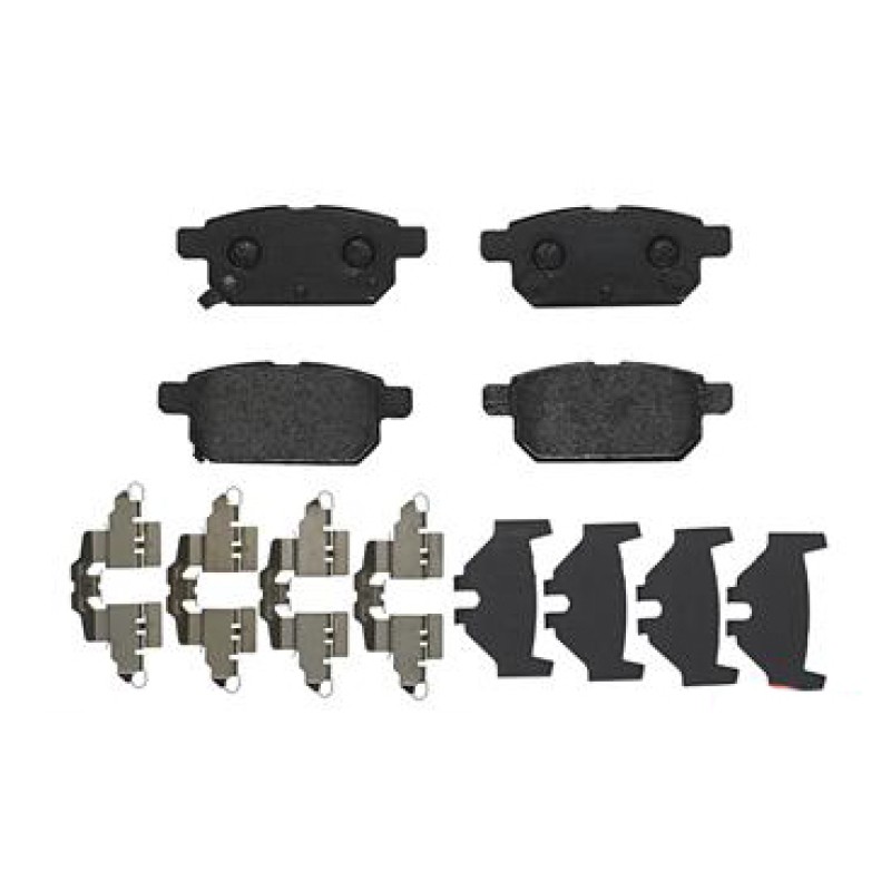 Remblokkenset Achteras Brembo premium