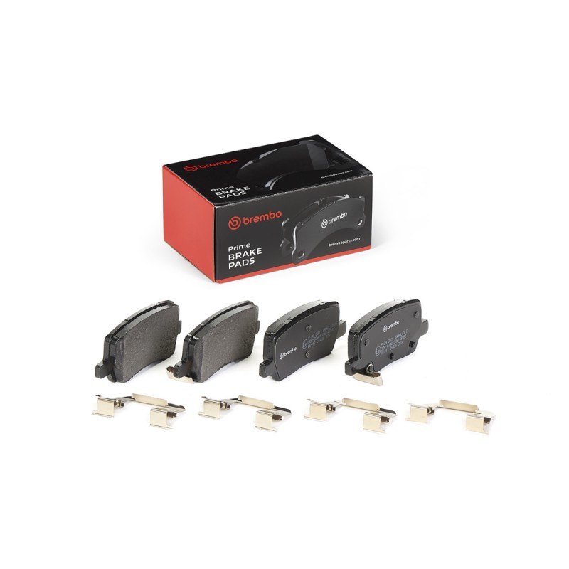 Remblokkenset Achteras Brembo premium