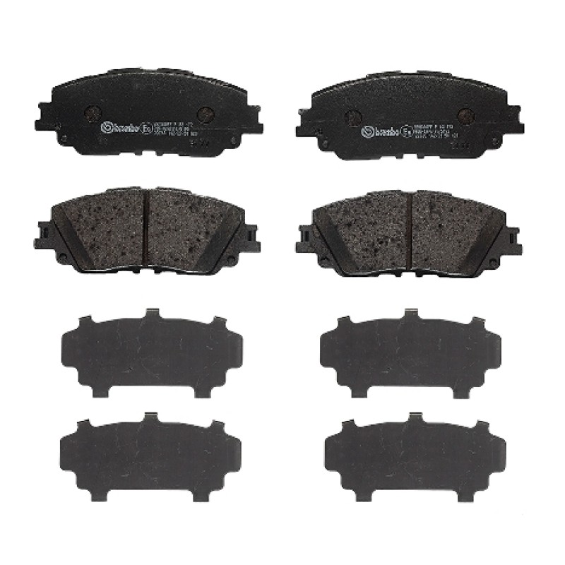 Remblokkenset Vooras Brembo premium