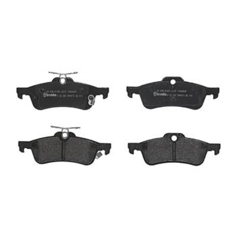 Remblokkenset Achteras Brembo premium