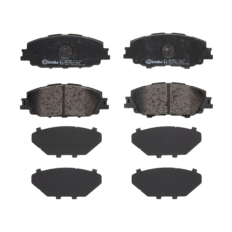 Remblokkenset Vooras Brembo premium