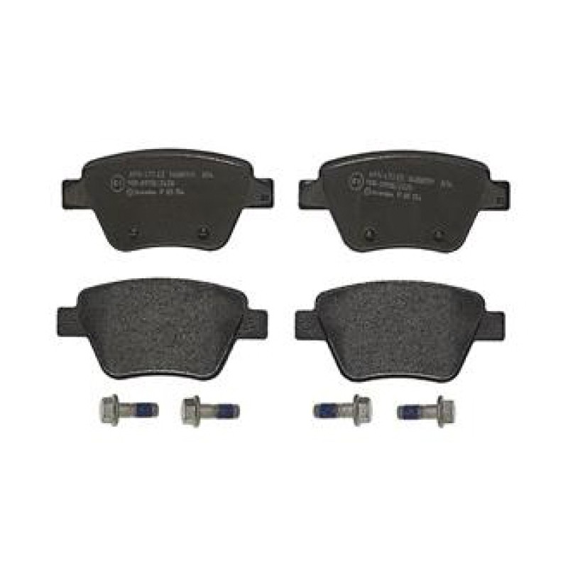 Remblokkenset Achteras Brembo premium