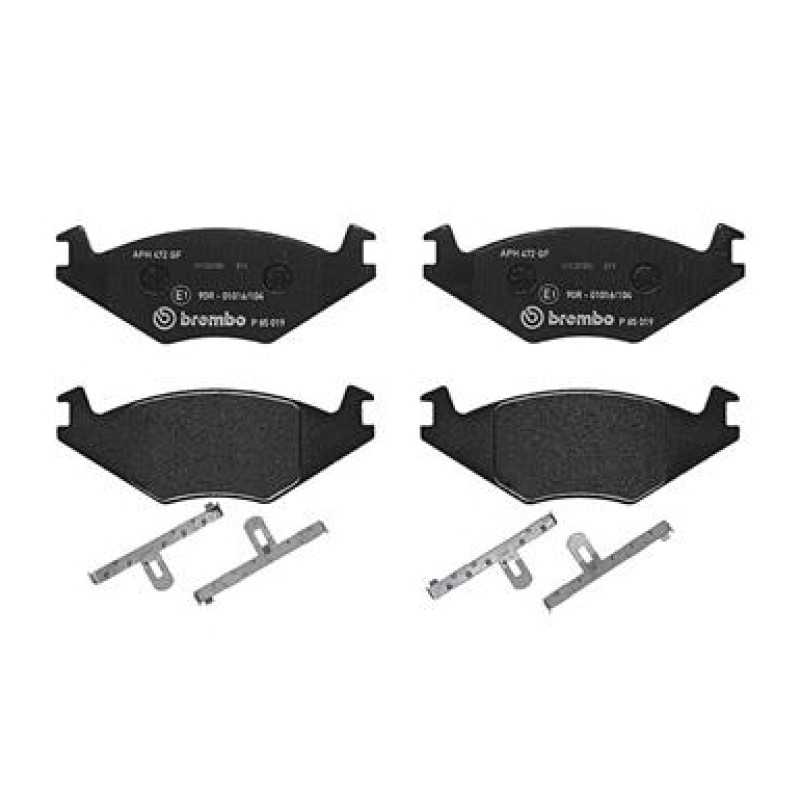 Remblokkenset Vooras Brembo premium
