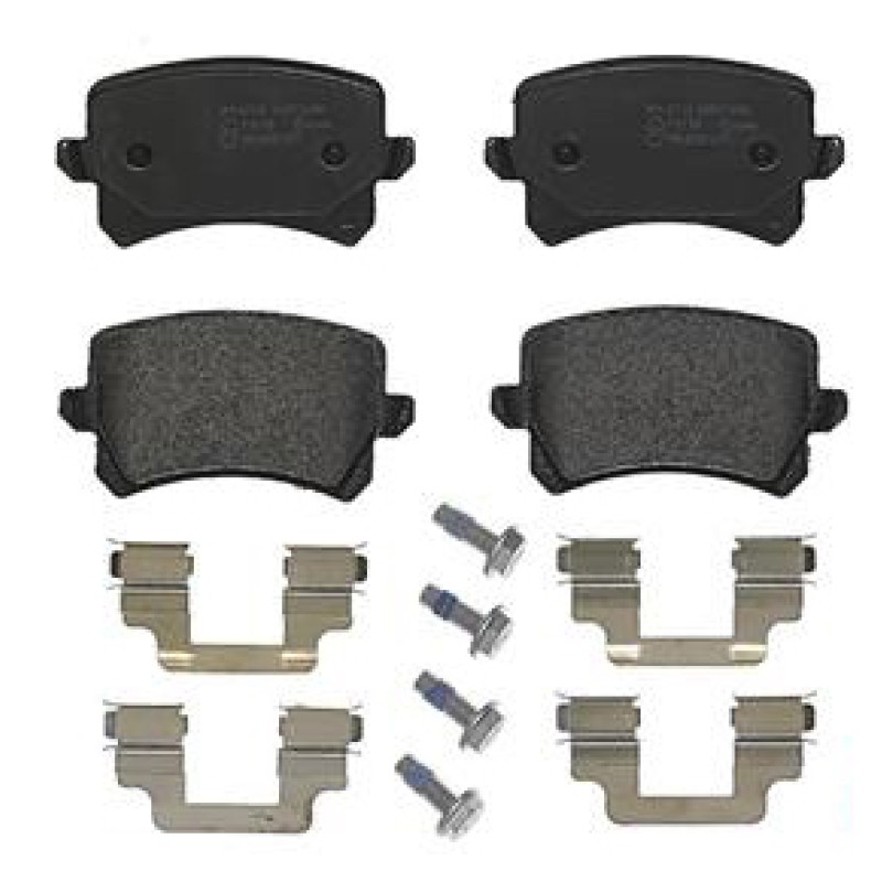 Remblokkenset Achteras Brembo premium