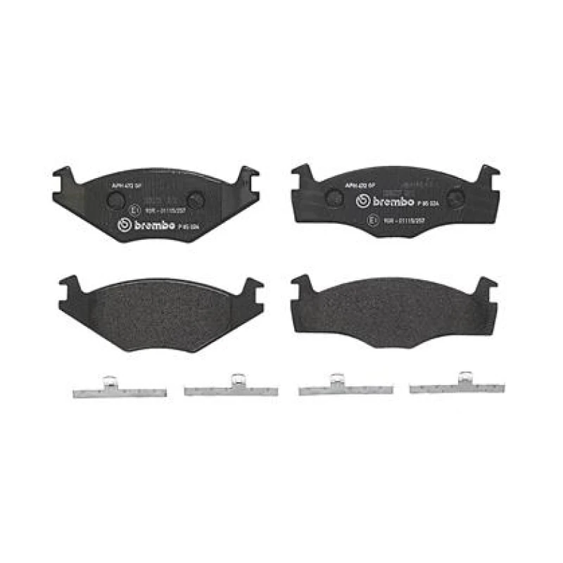 Remblokkenset Vooras Brembo premium
