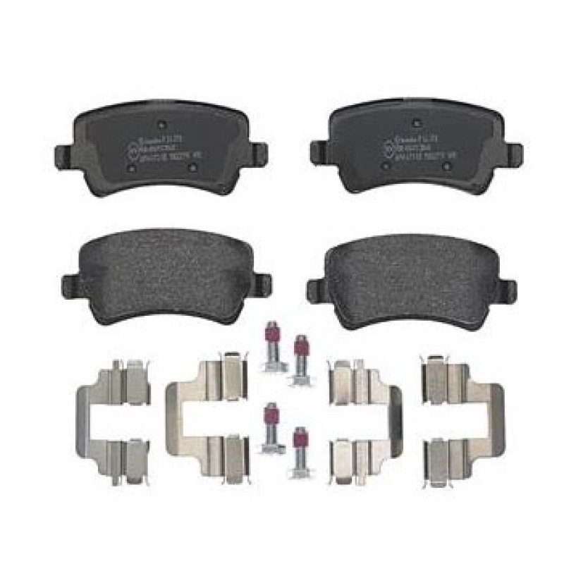 Remblokkenset Achteras Brembo premium