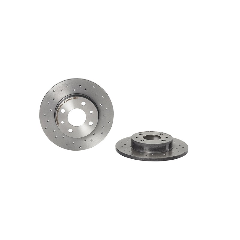 Remschijven Achteras Brembo Premium