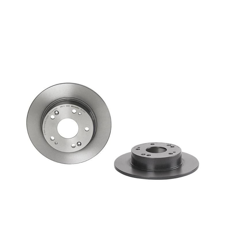 Remschijven Achteras Brembo Premium