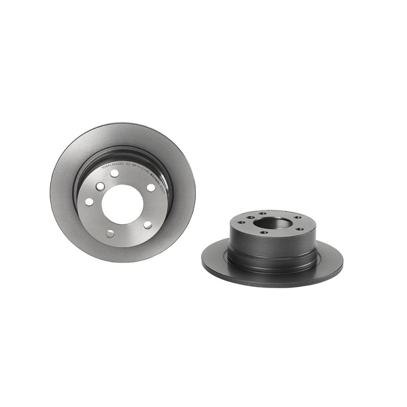Remschijven Achteras Brembo Premium