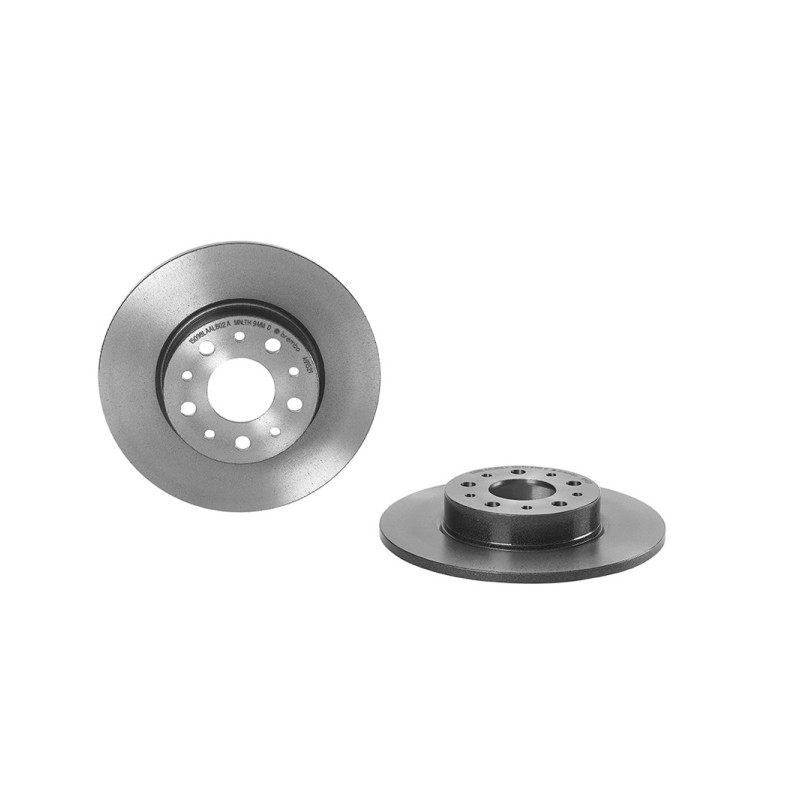 Remschijven Achteras Brembo Premium