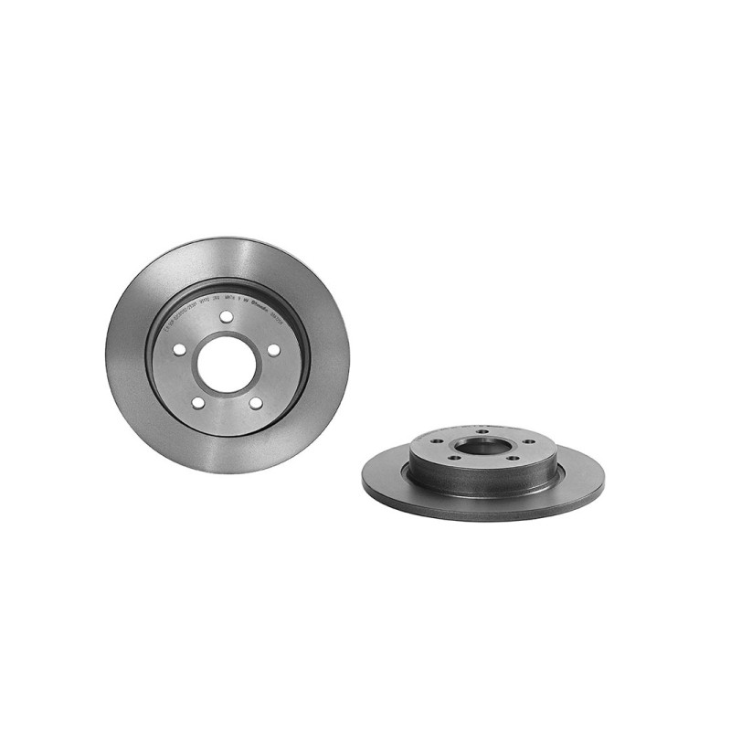 Remschijven Achteras Brembo Premium
