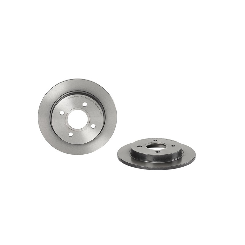 Remschijven Achteras Brembo Premium
