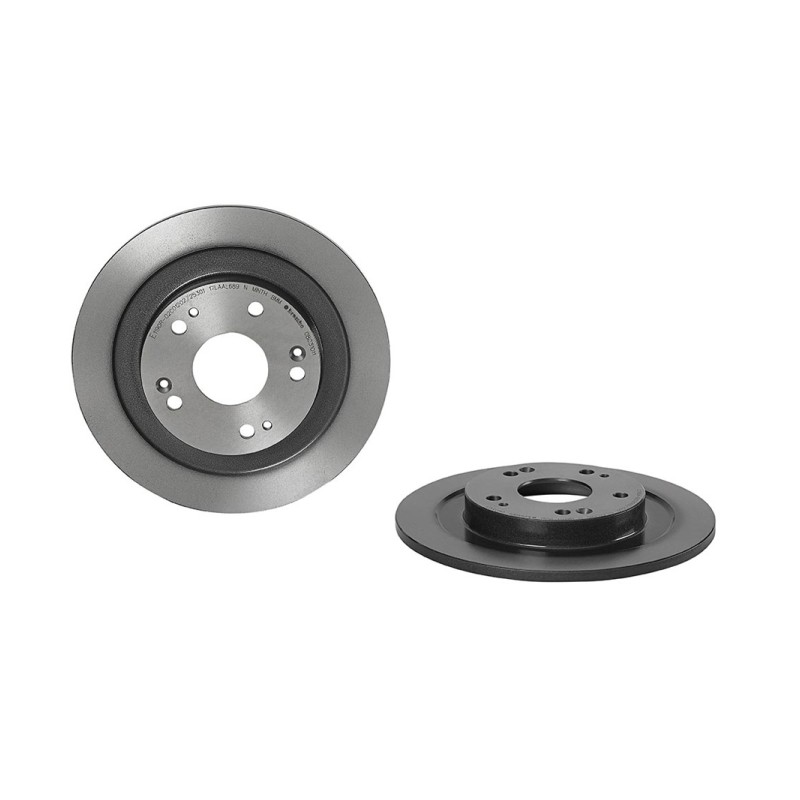 Remschijven Achteras Brembo Premium