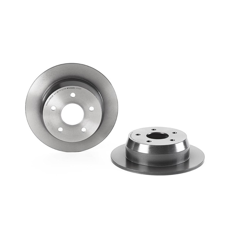 Remschijven Achteras Brembo Premium