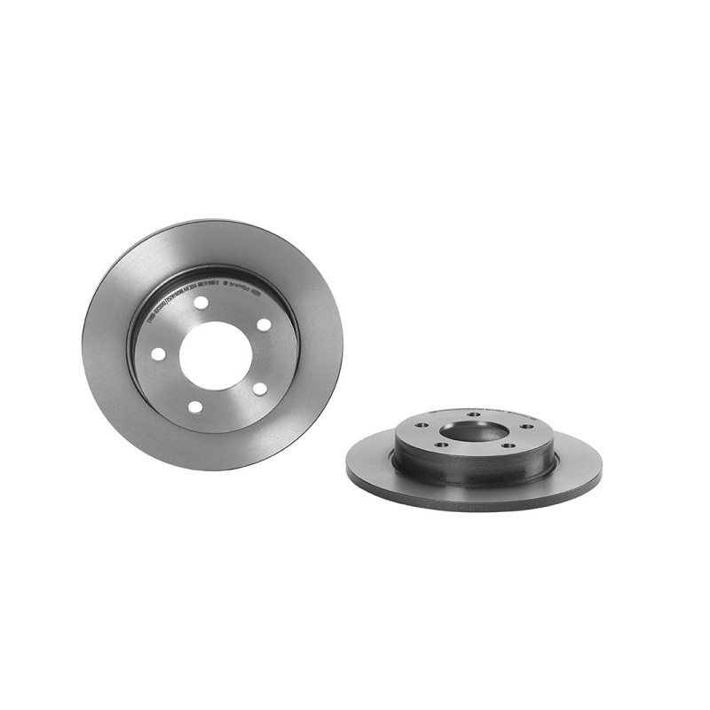 Remschijven Achteras Brembo Premium