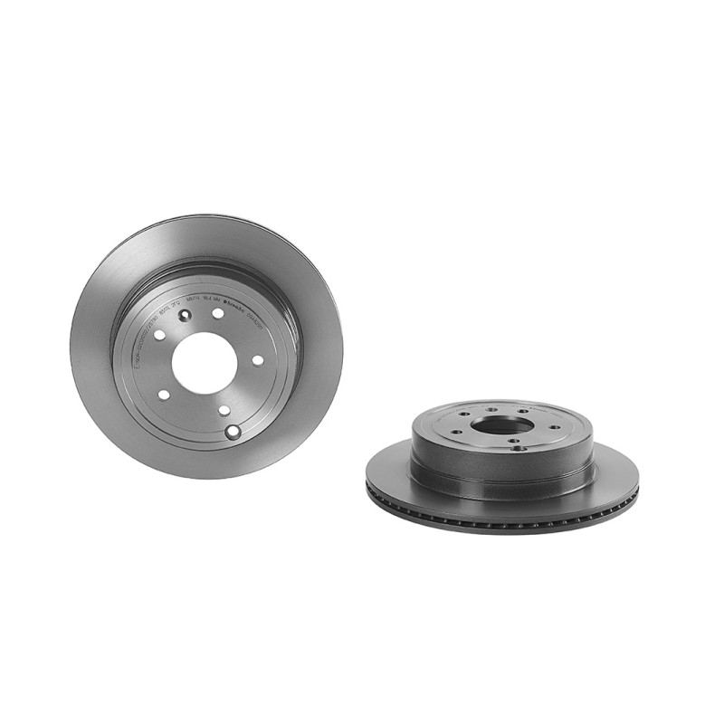 Remschijven Achteras Brembo Premium