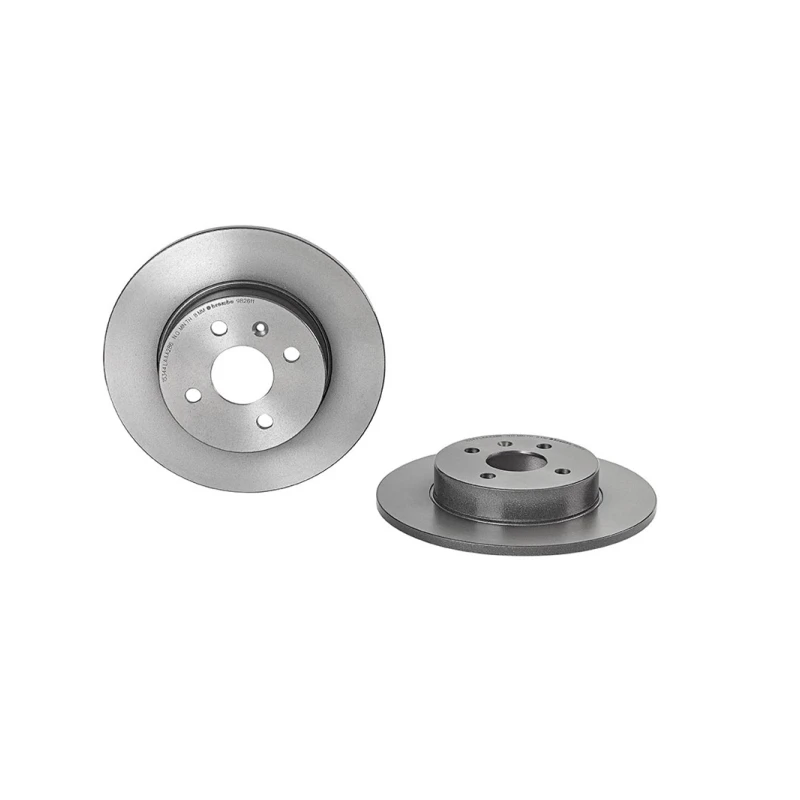 Remschijven Achteras Brembo Premium