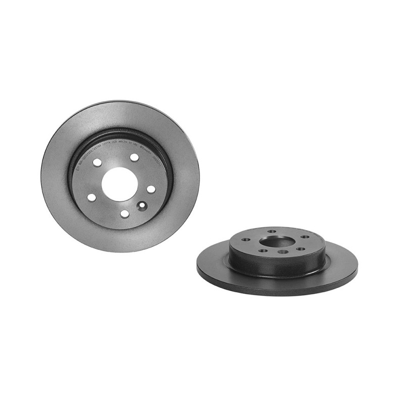 Remschijven Achteras Brembo Premium