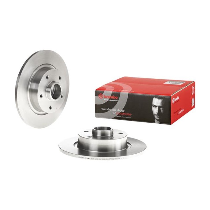 Remschijven Achteras Brembo Premium